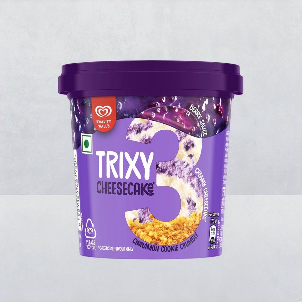 Kwality Walls Trixy Cheesecake Cup 110 ml Combo