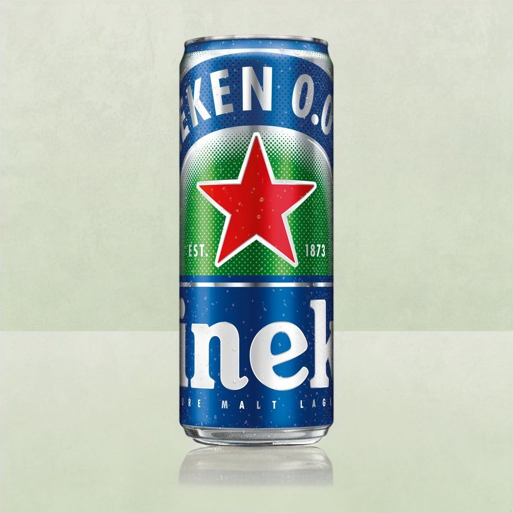Heineken Alcohol Free Lager Beer 330 ml Combo