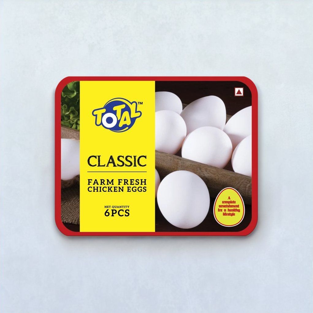 Total Classic White Eggs