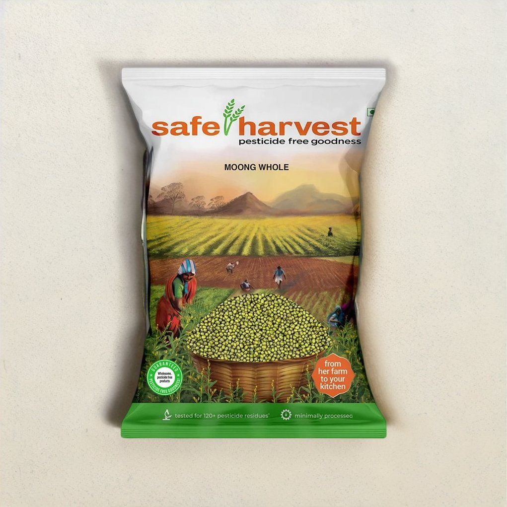 Safe Harvest Pesticide-Free Goodness Mung Whole | Vegan | Gluten Free