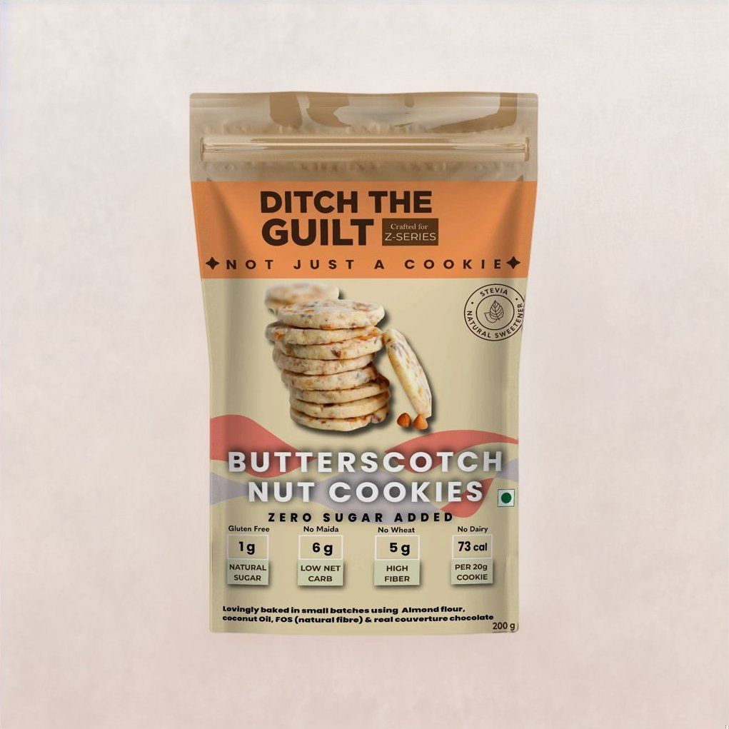 Ditch The Guilt Butterscotch Nut Cookies