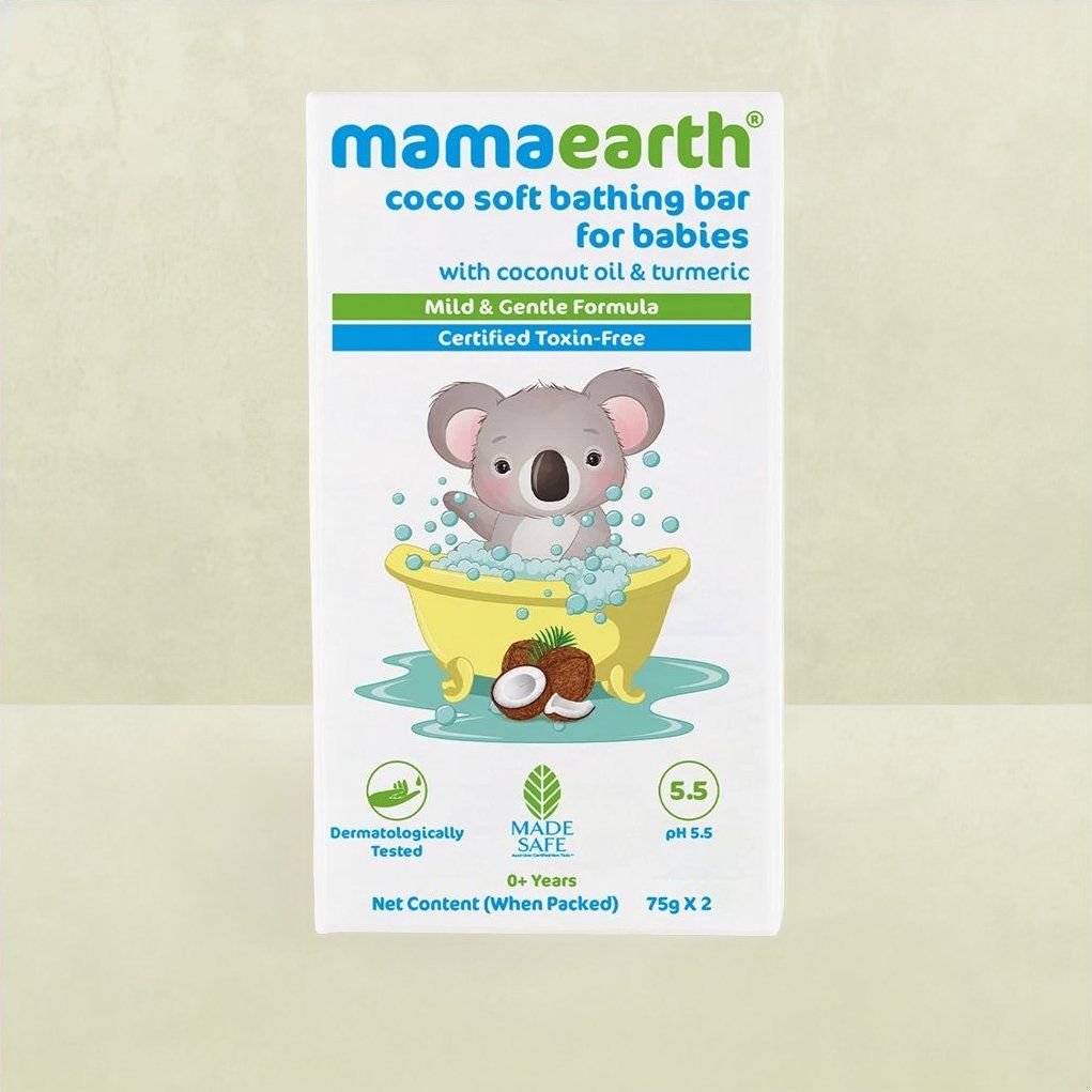Mamaearth Coco Soft Bathing Soap Baby For Kids | 0+ months