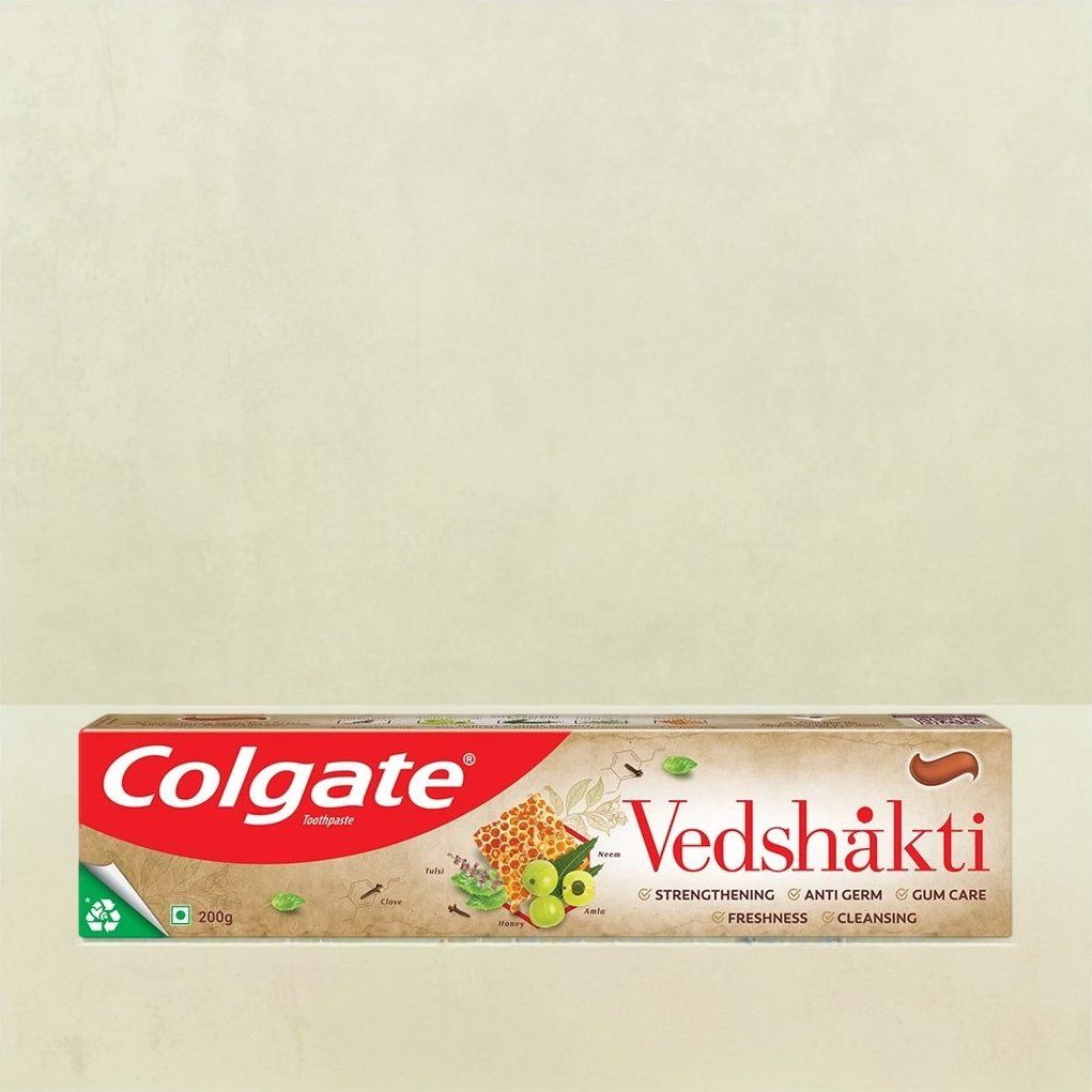 Colgate Vedshakti Anti-Bacterial Toothpaste For Whole Mouth Health With Neem, Clove And Honey
