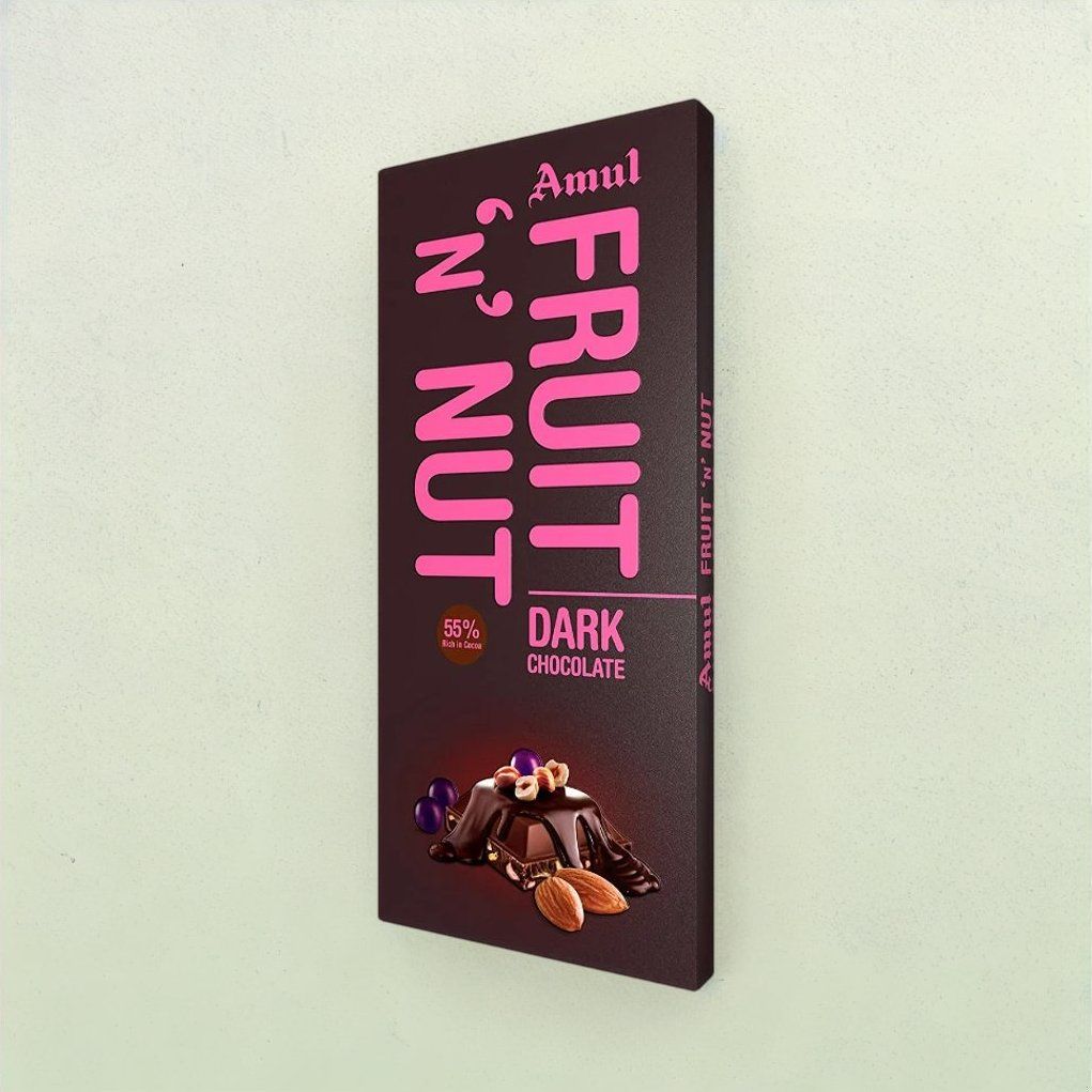 Amul Fruit 'N' Nut Chocolate 150 g Combo