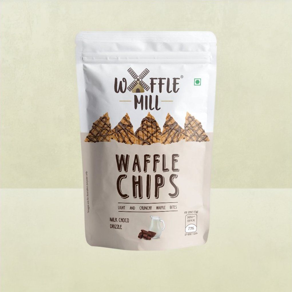 Waffle Mill Chips - Milk Choco Drizzle