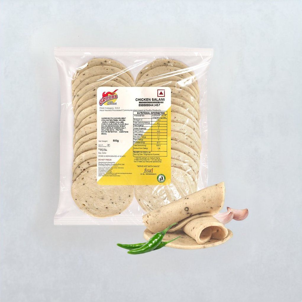 Gruubb Chicken Salami Plain