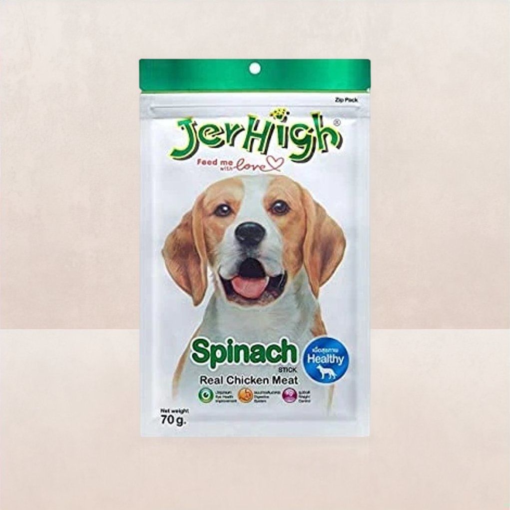 Jerhigh Spinach Stix Dog Treats