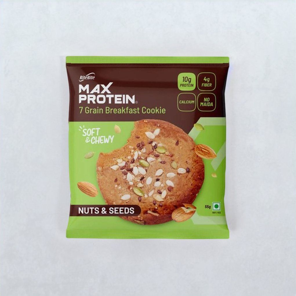 RiteBite Max Protein Cookies Nuts & Seeds Biscuit Cookies 55 g Combo