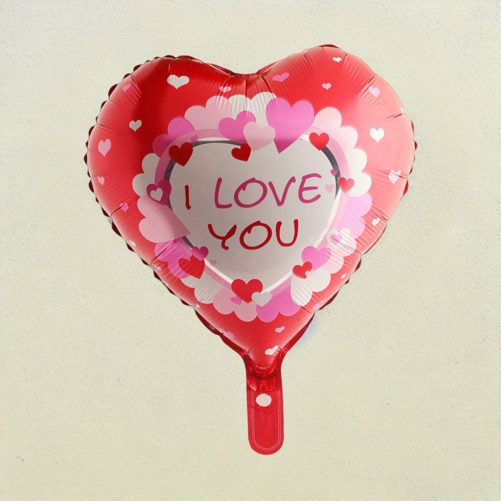 Foil Balloon Heart Shaped (Colour May Vary)