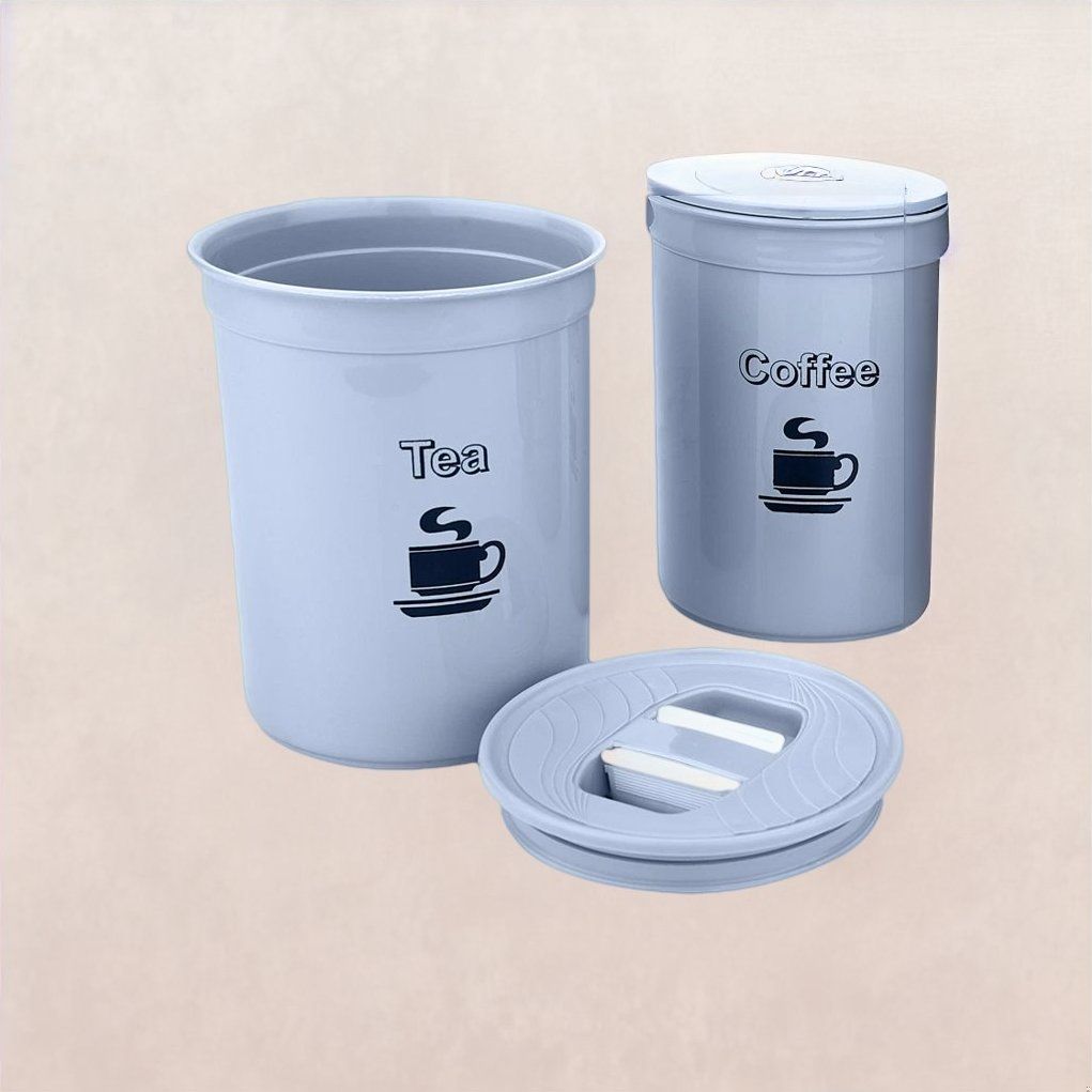 Asian Plastoware Accurate Seal Tea-Coffee-Sugar Container 850 ml (3 Pc))- Assorted 3 N