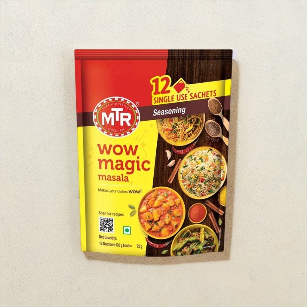 Mtr Wow Magic Masala Multipack- Pack Of 12