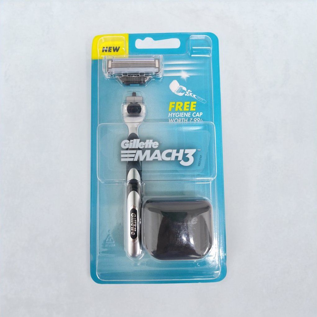 Gillette Mach3 Razor With Free Hygiene Cap 
