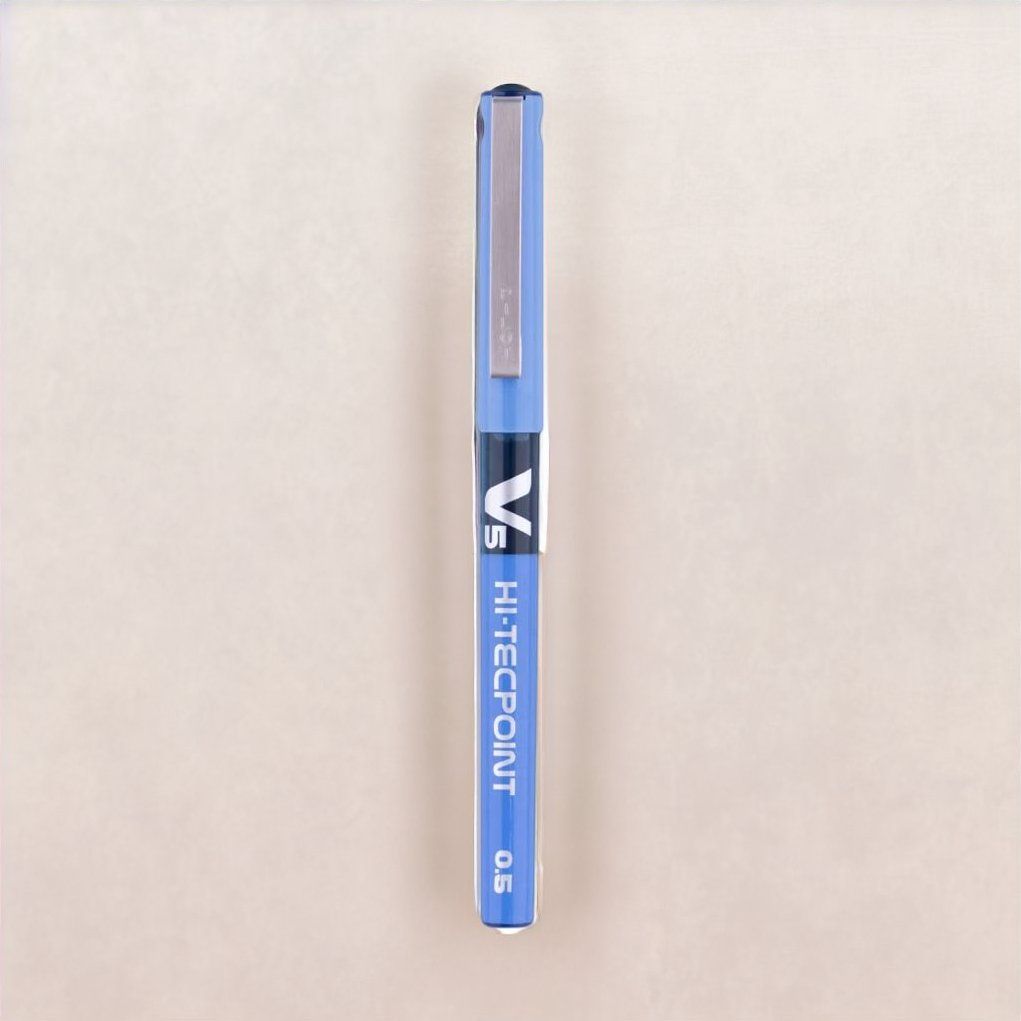 Pilot Hi-Tecpoint V5 Blue Pen (Pack of 3)