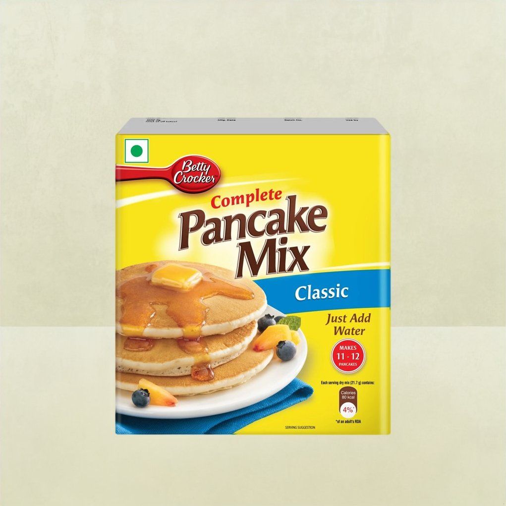 Betty Crocker Pancake Mix Original(250gms) & Hershey'S Chocolate Syrup(200gms) Combo