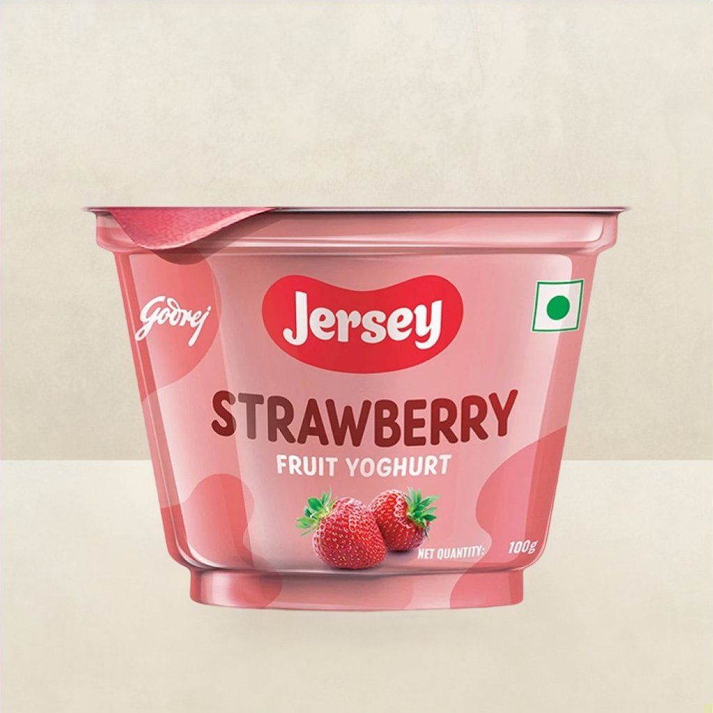 Godrej Jersey Strawberry Yogurt