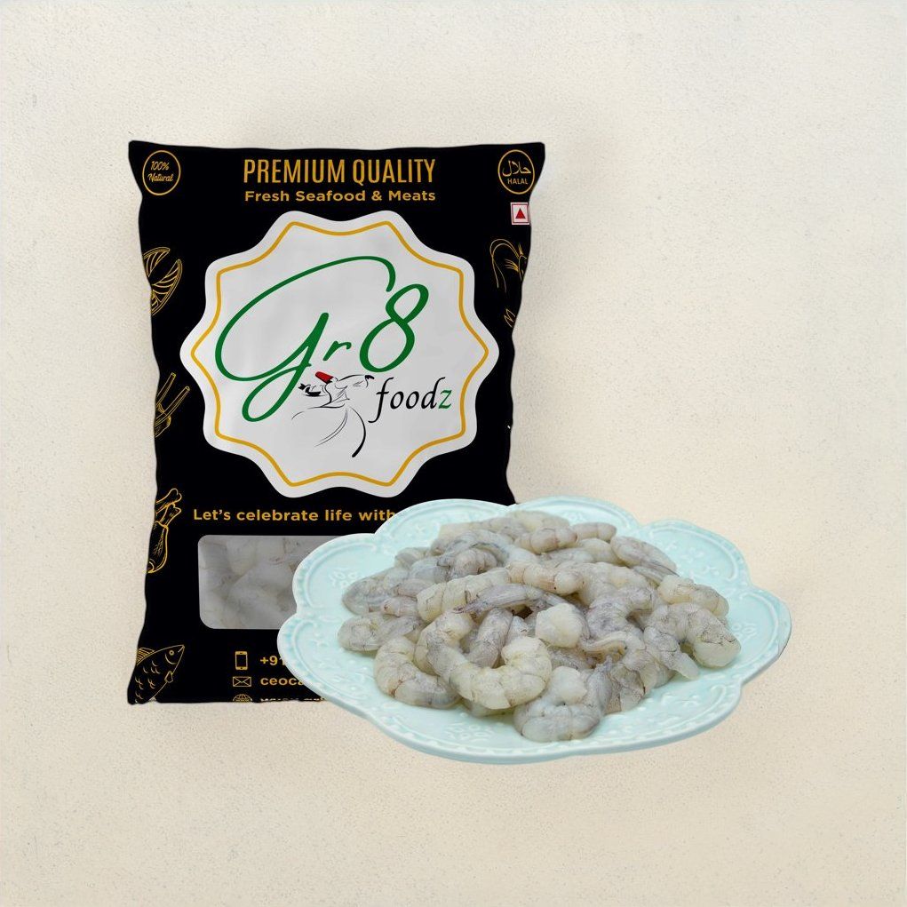 Gr8 White Prawns Peeled & De-vained