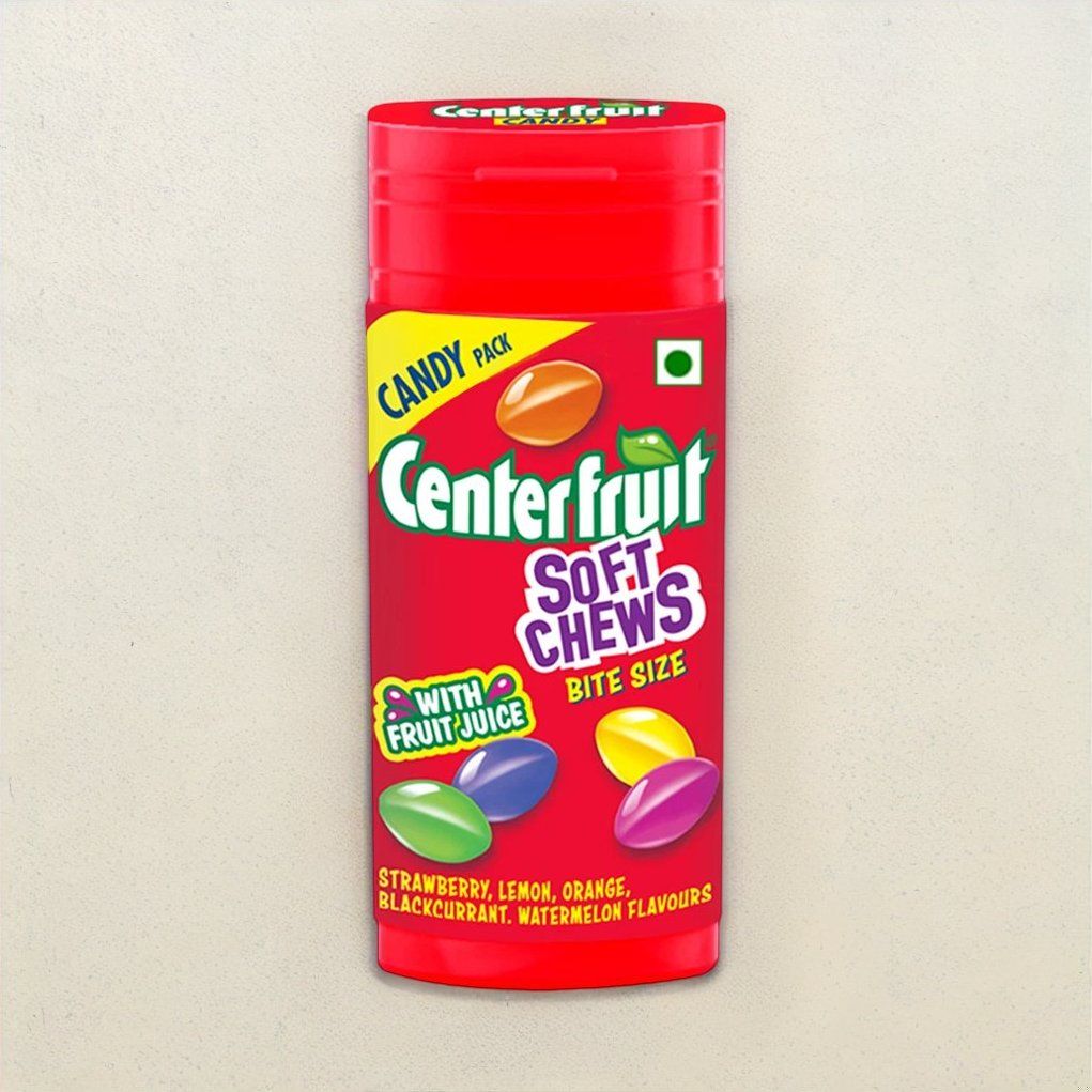 Center Fruit Soft Chews Candy - Assorted Flavours