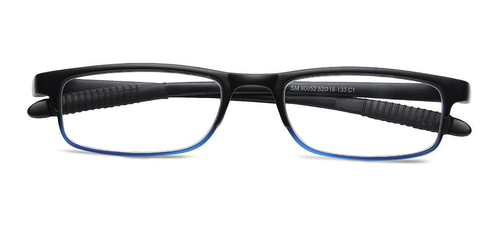 Specsmakers Unisex Solid TR90 Computer Glasses | Dark Blue