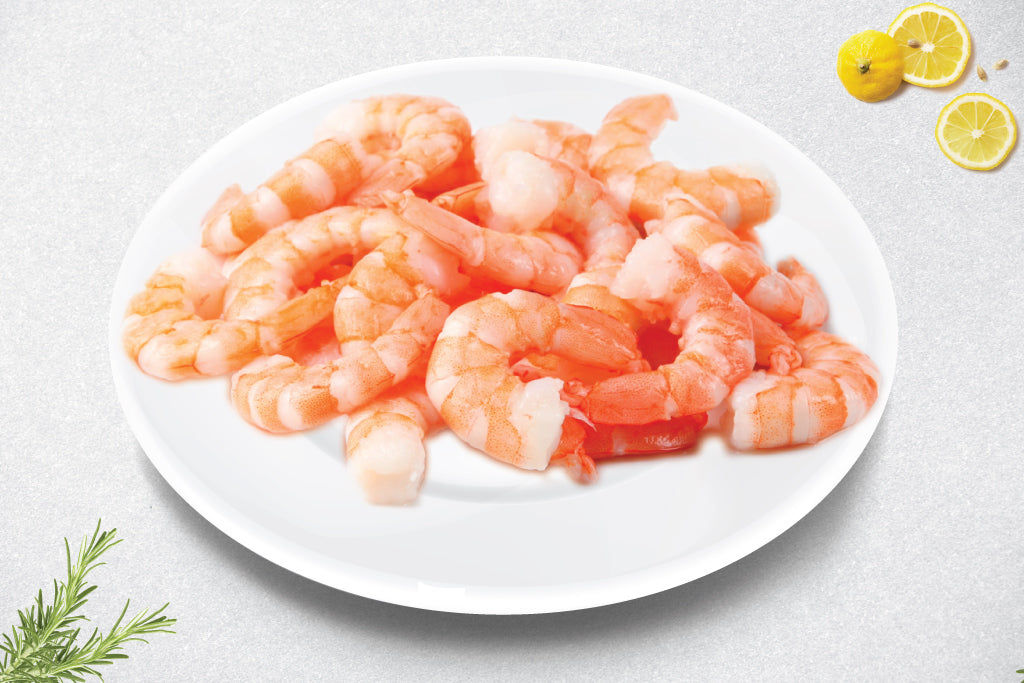 Pescafresh Medium Prawns Cleaned & Deveined, No Tail