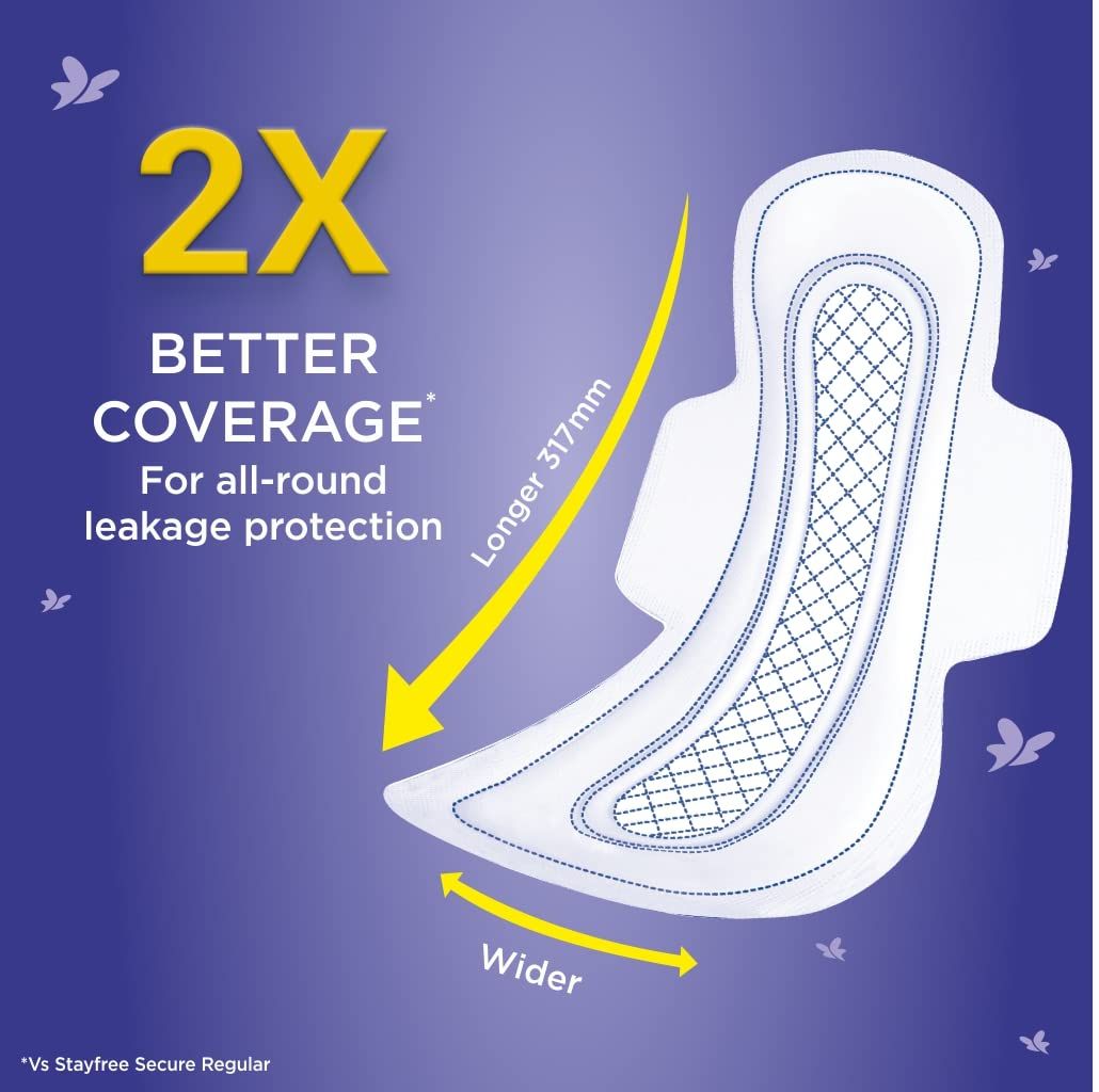 Stayfree Advanced Nights XXL Sanitary Pads