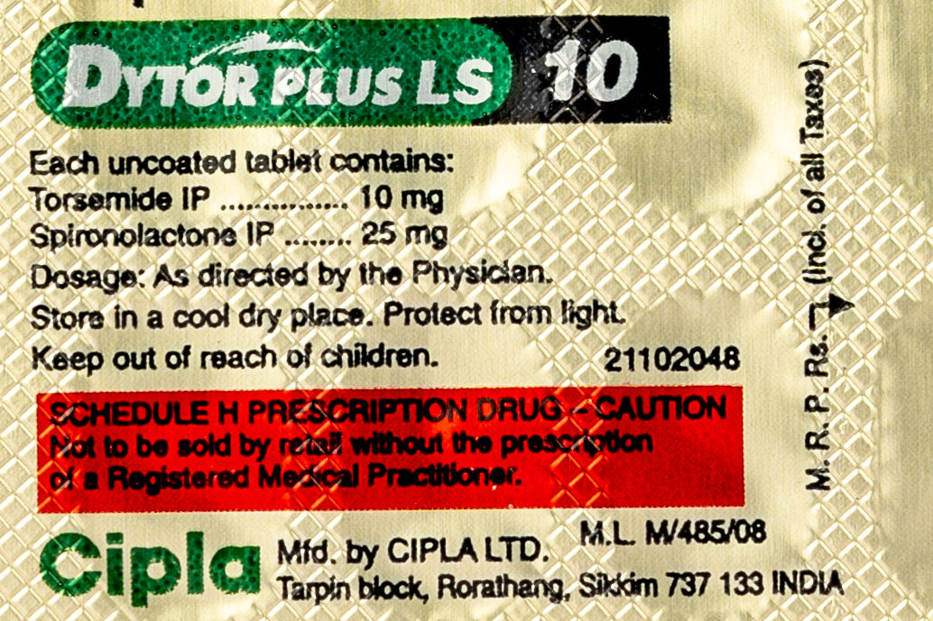 Dytor Plus LS 10 Tablets