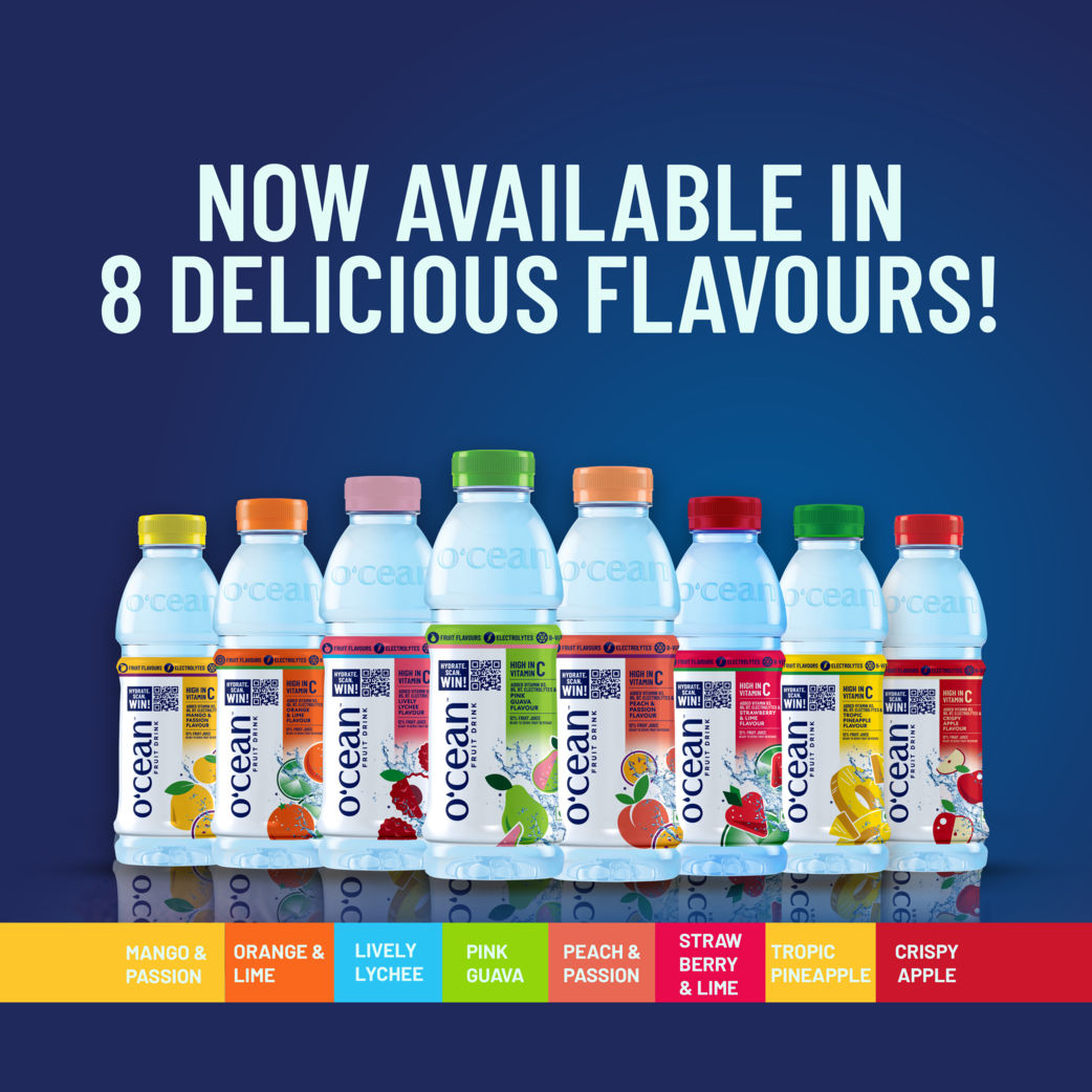 O'cean Beverages Pink Guava Flavoured Water