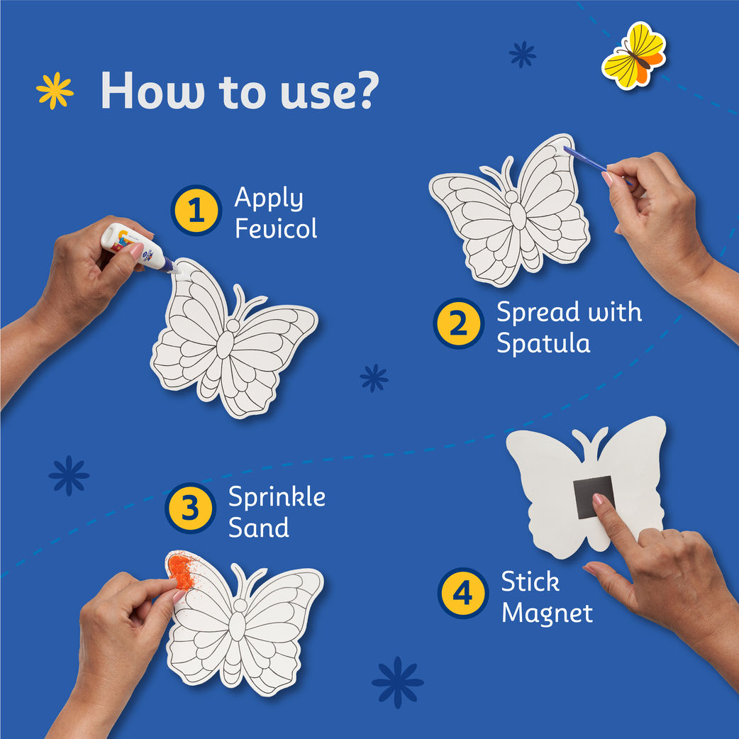 Fevicreate Surf Sand Butterflies Art & Craft Kit