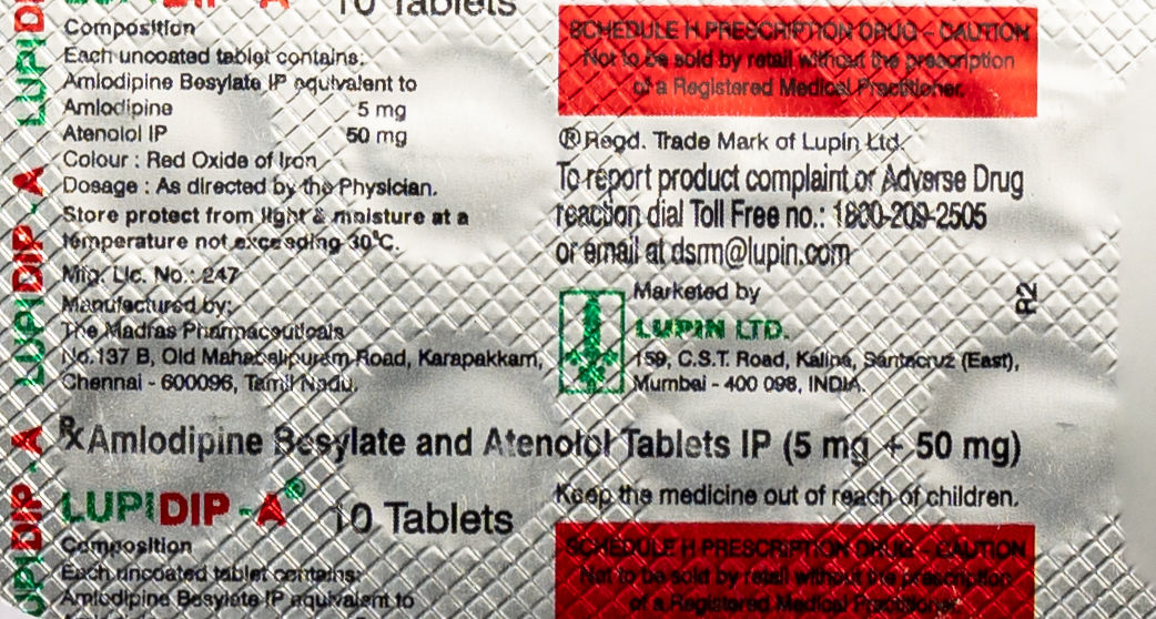 Lupidip A Tablets