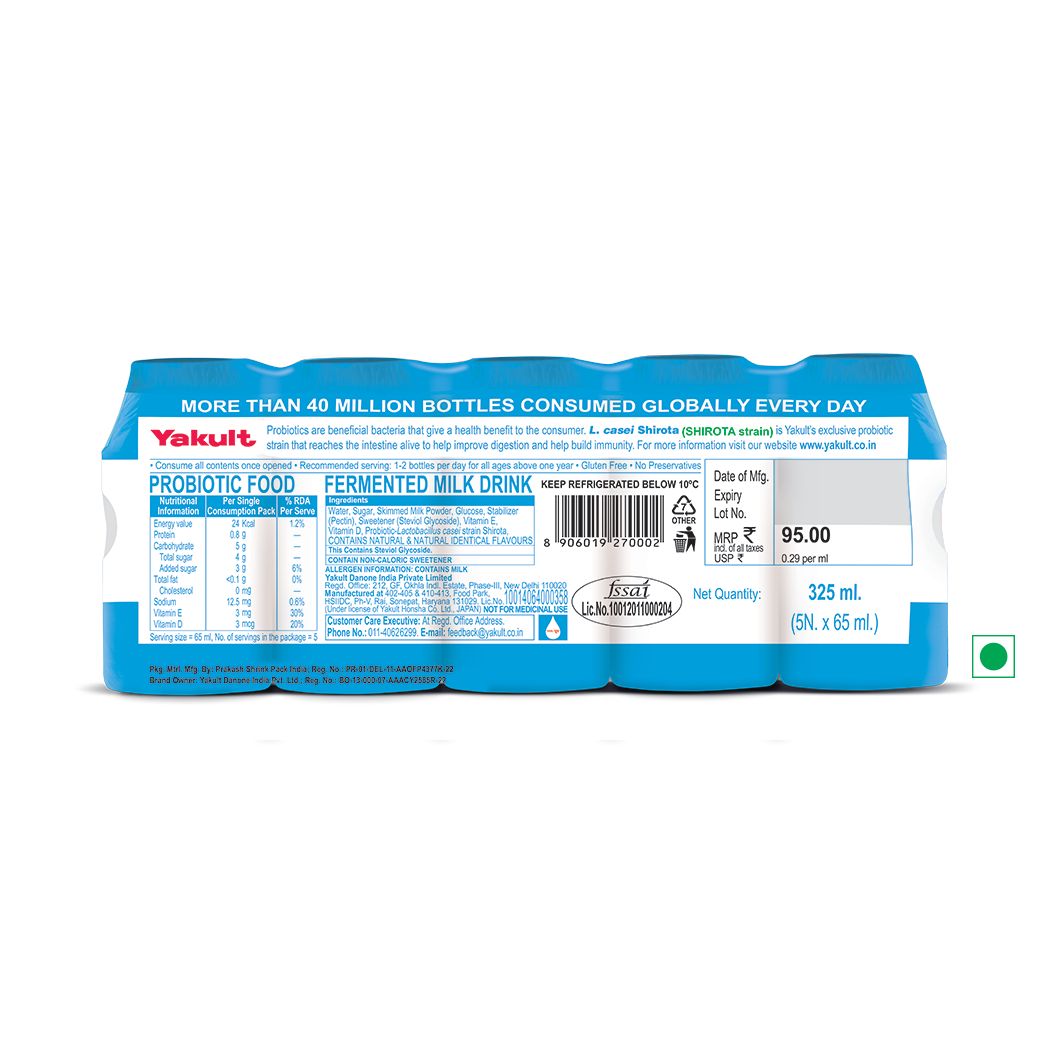 Yakult Light Probiotic Fermented Milk Drink