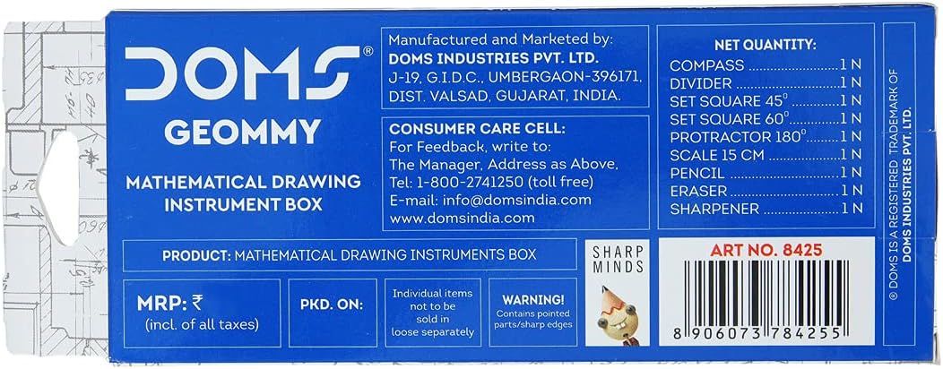 Doms Geommy Math Draw Inst Box