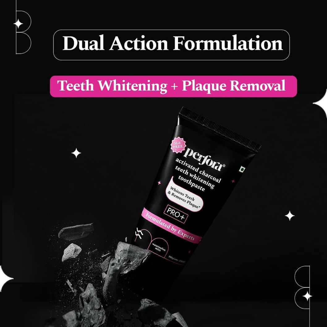 Perfora Activated Charcoal Teeth Whitening Toothpaste