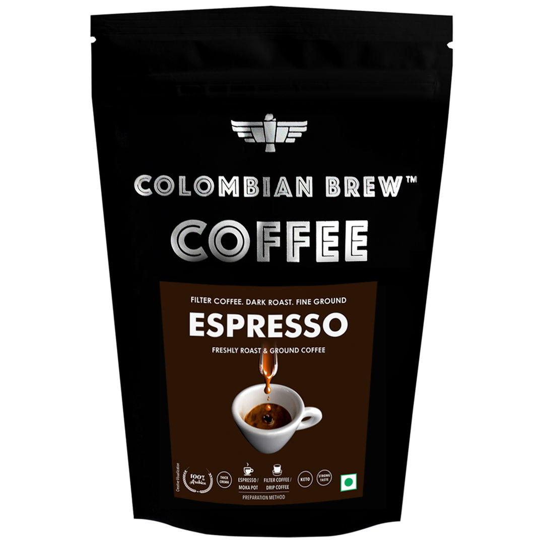 Columbian Brew Espresso Dark Roast Filter Coffee