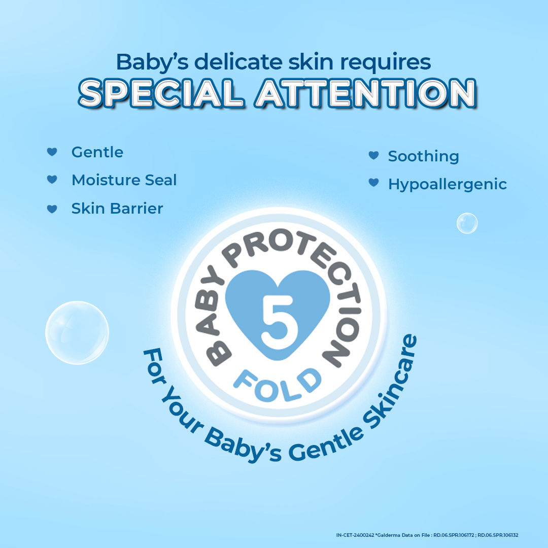 Cetaphil Baby Mild Bar Soap For Kids | White | 1 month - 5 years