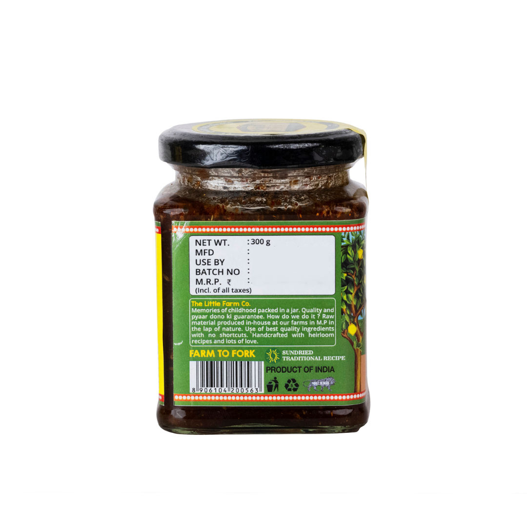 Lemon Khatta Meetha Pickle(300gms) & Garlic Pickle(250gms) Combo