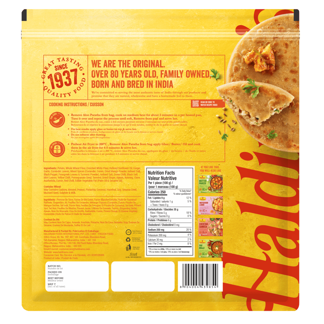 Haldiram's Aloo Paratha