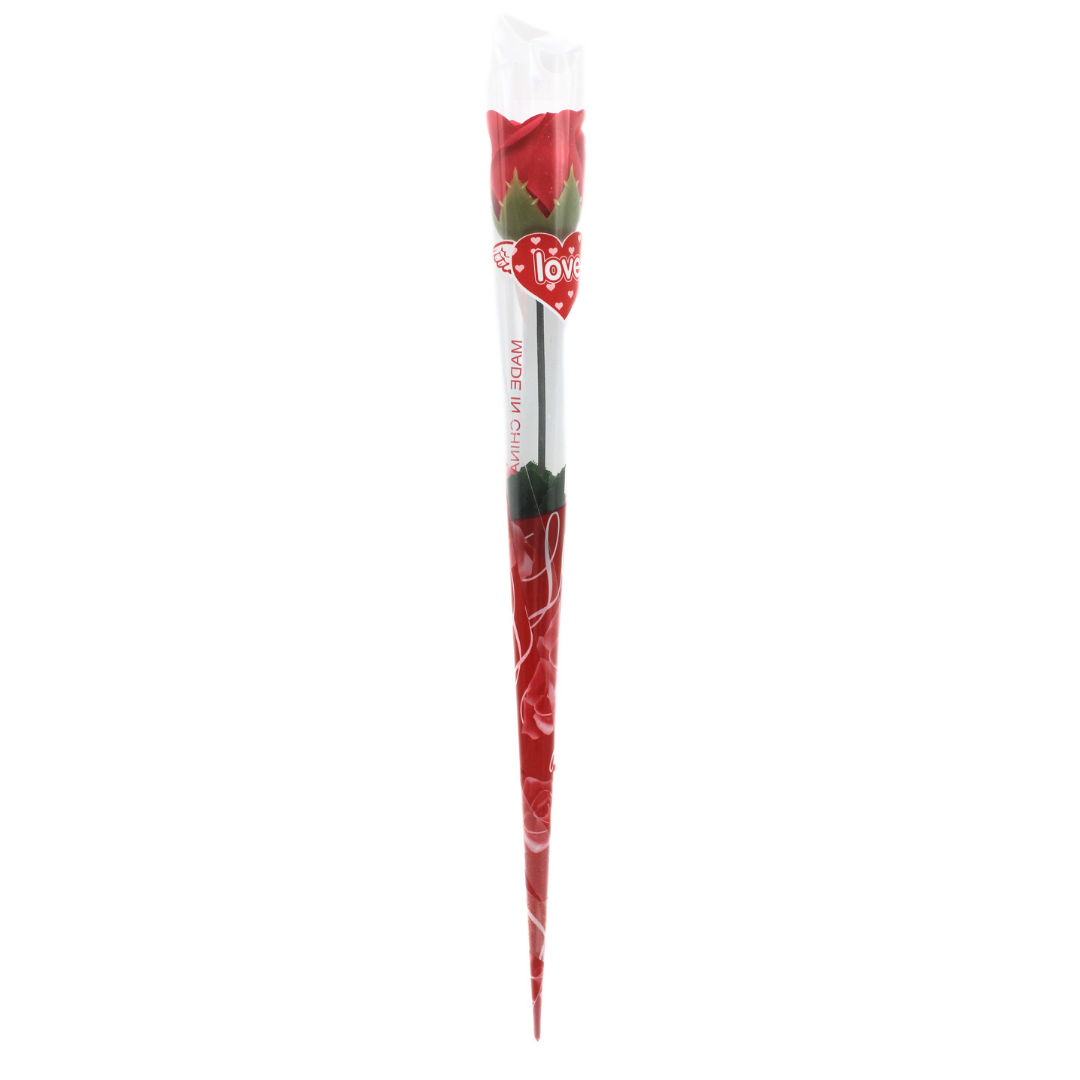 Artificial Rose Flower Stick For Valentine Gifting