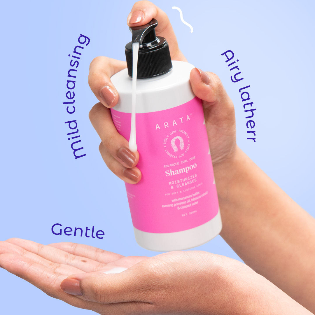 Arata Curl Shampoo (Sulphate Free & Gentle Cleansing)