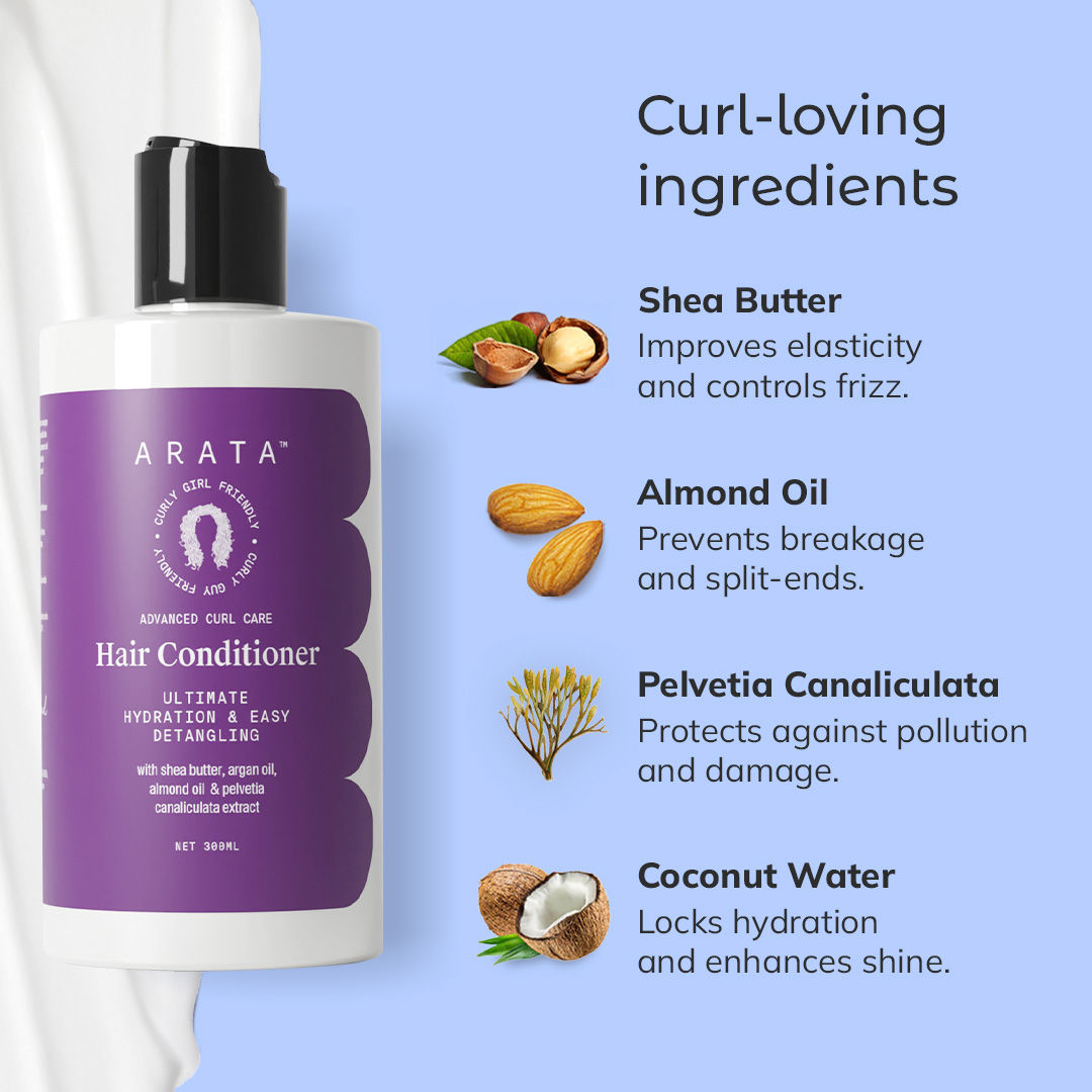 Arata Curl Conditioner (Detangling & Nourishing)