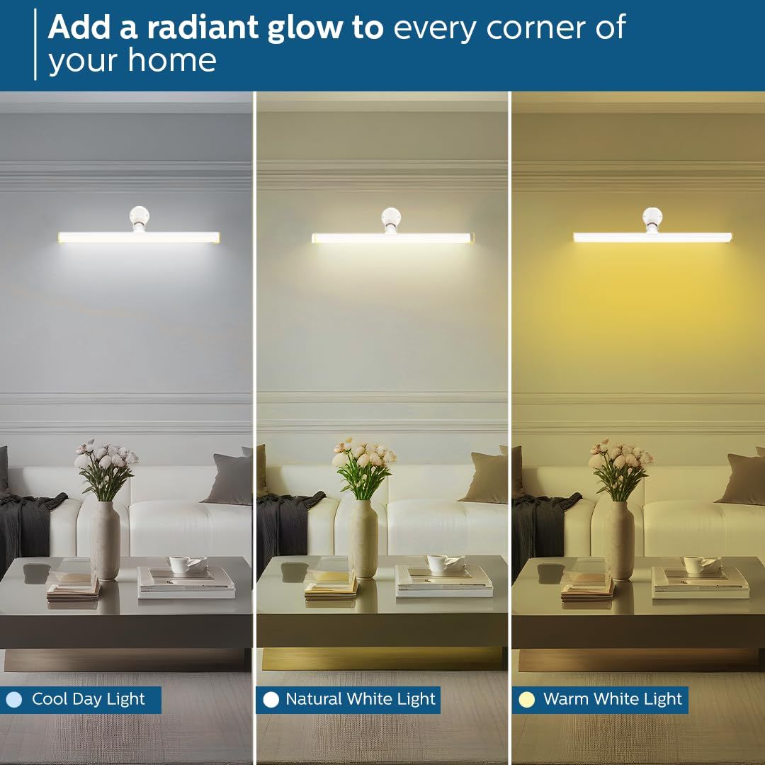 Philips 20W Led TBeamer,Compact 2Ft 3 Colors In1 Led Beamer, Scene Switch,Tunable White | B22 Base Holder