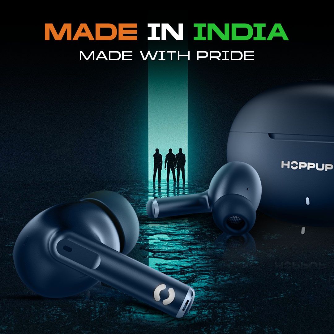 Airdoze S40 Earbuds With 13Mm Drivers, 40H Playtime,Enc & Type-C Bluetooth Gaming Headset(Blue)