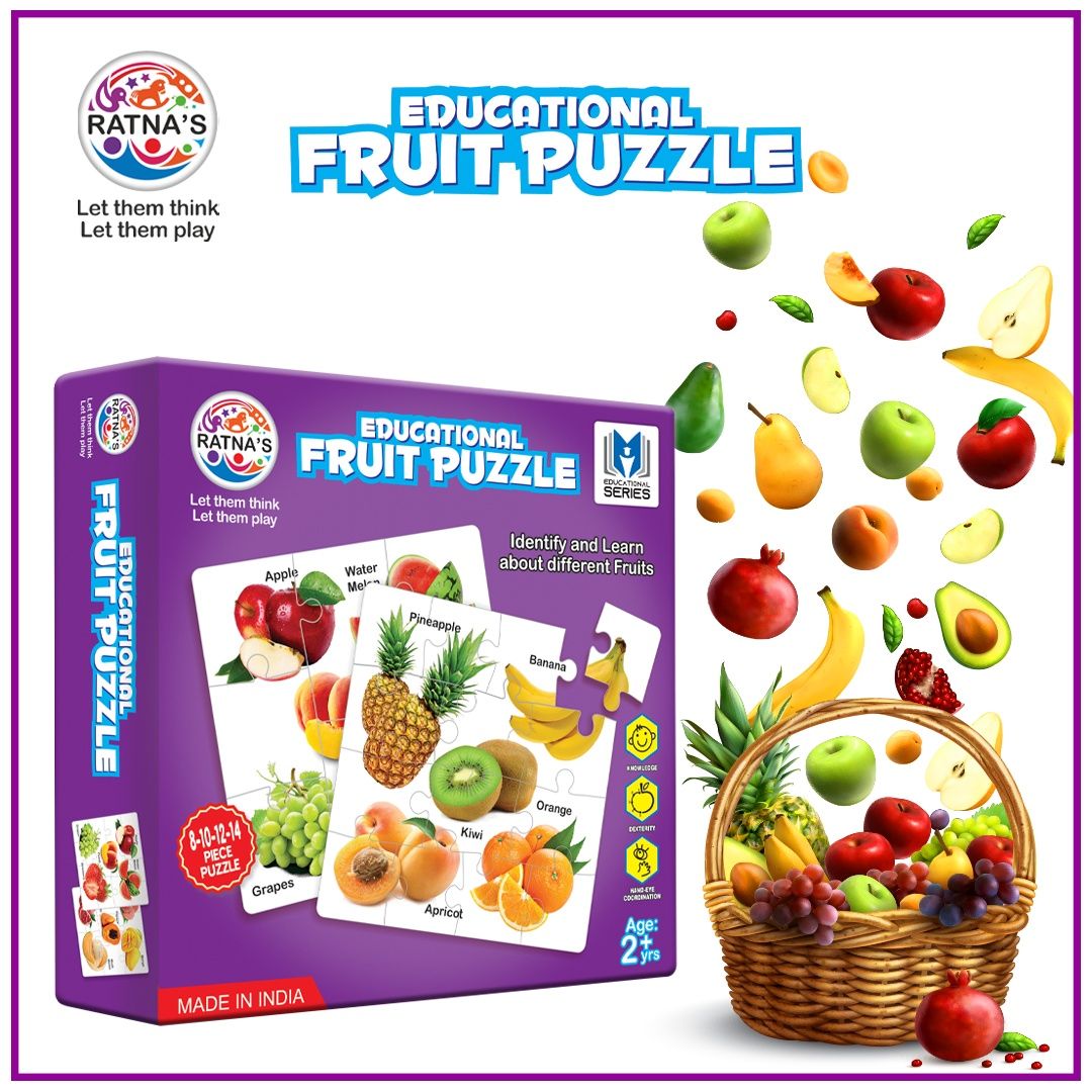 Ratna's Edu.Jigsaw Fruits