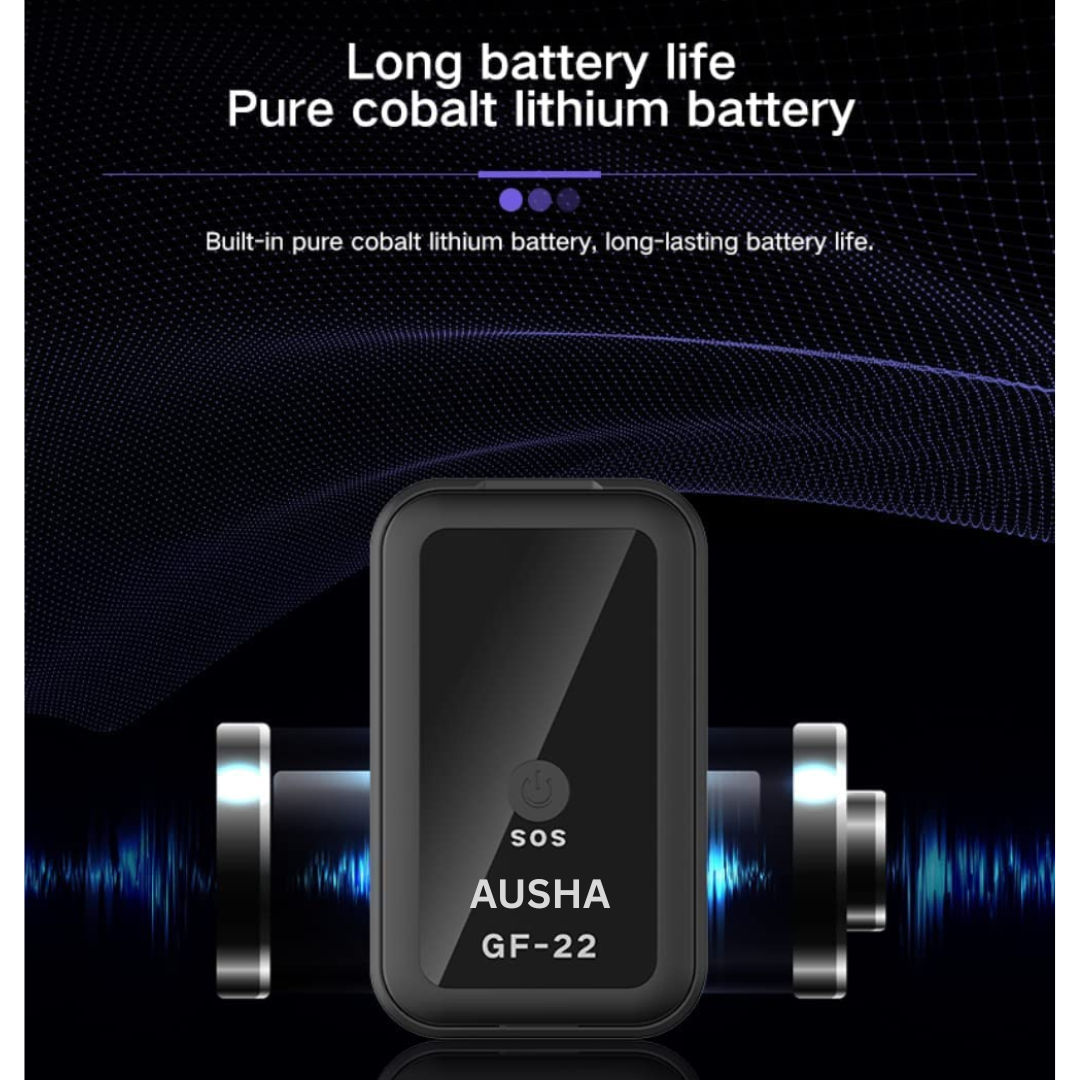 Ausha Gps Wireless Mini Magnet Tracker With Mobile App Connectivity