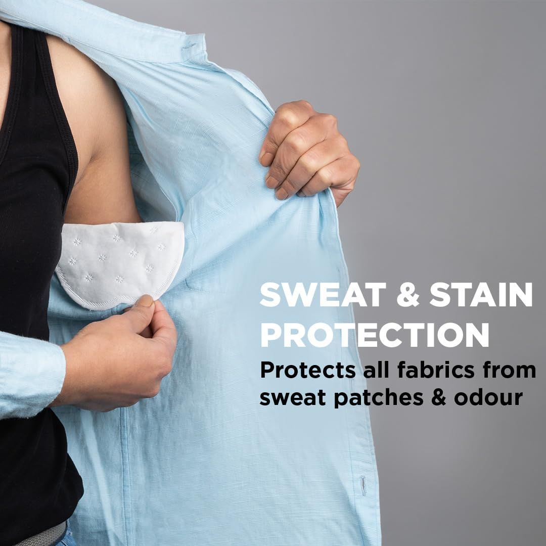Bronson Professional Underarm Sweat Pads 10 Pairs Disposable Prevent Stains & Absorb Sweat