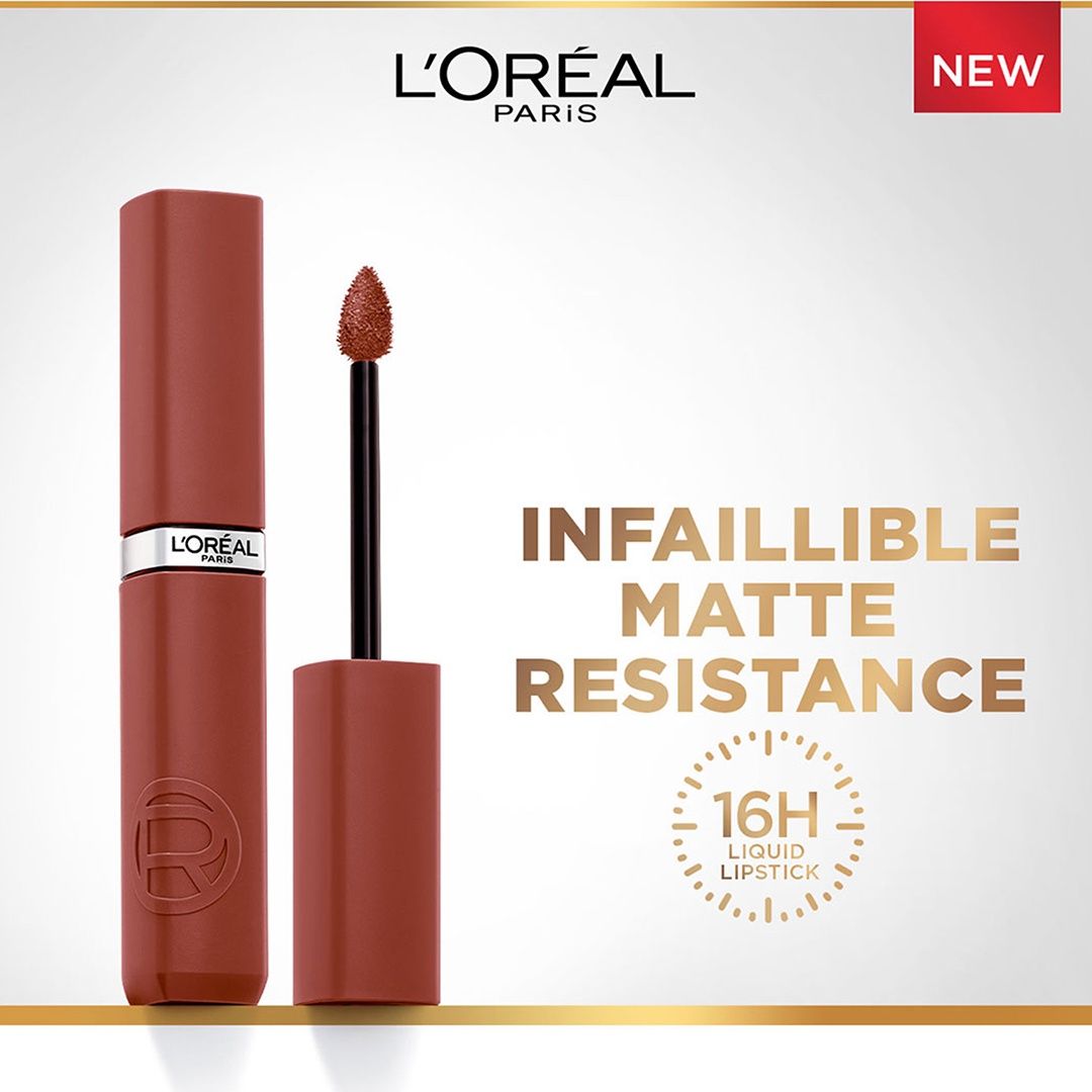 L'Oreal Paris Infallible Matte Resistance Liquid Lipstick, Lazy Sunday 150