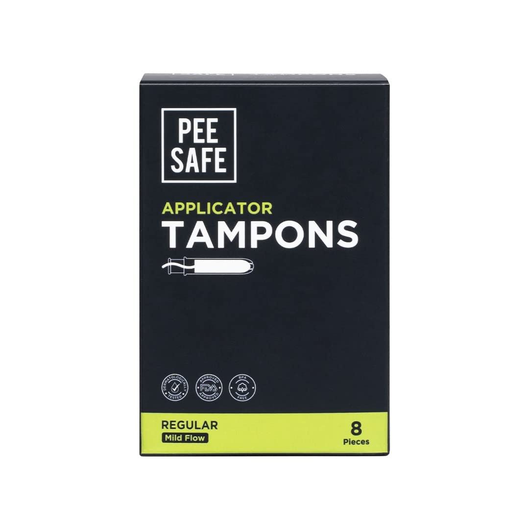 Pee Safe Applicator Tampons Regular - Pack Of 8