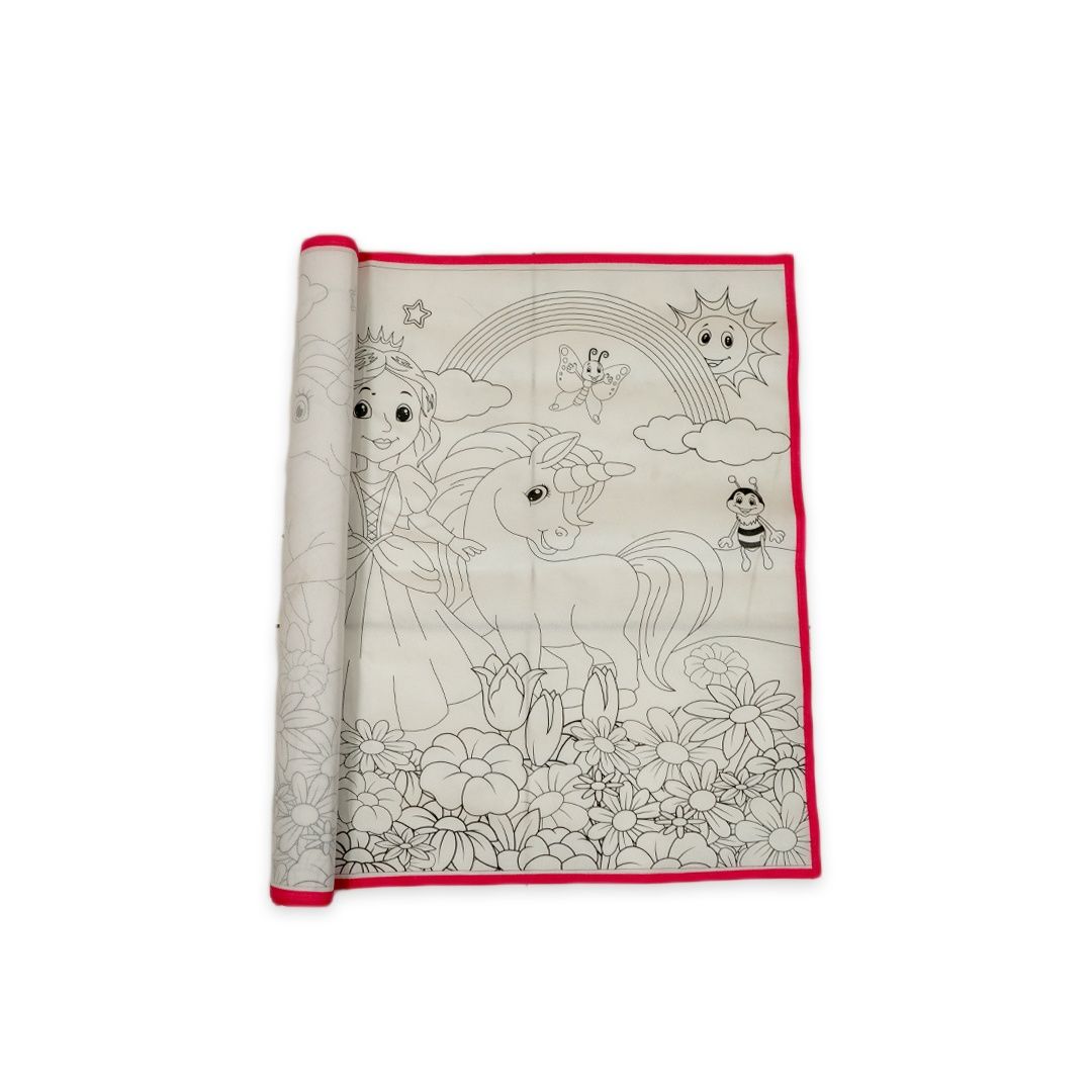 Ratna's My Colouring Mat Unicorn & Princess 2 in 1