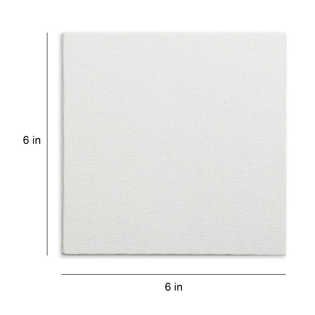 Itsy Bitsy Canvas Panel 6 x 6 Inch 2mm Thick Mdf Board 3 Pcs as