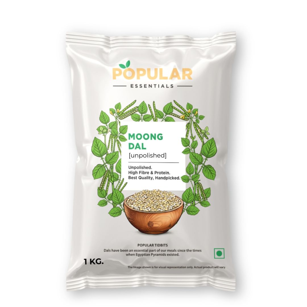 Popular Essentials Moong Dal | Un-Polished