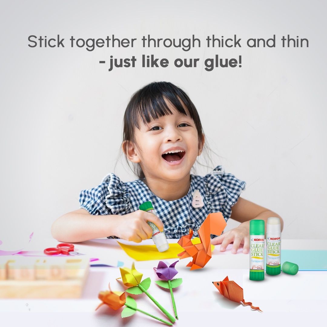 Kores Clear Glue Stick