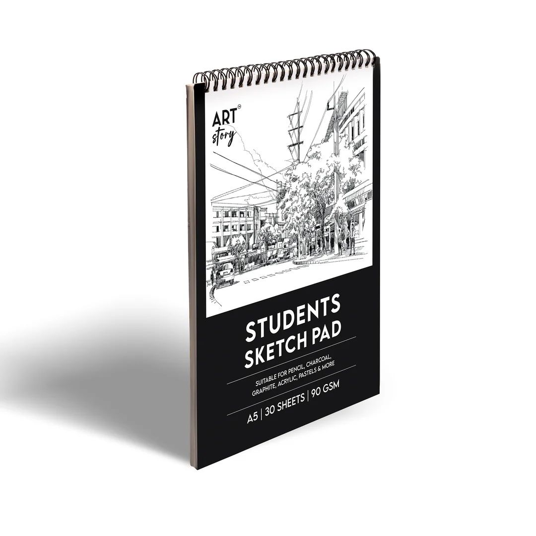 Itsy Bitsy Student Sketch Book Top Wiro With Hanger A5 90gsm 30 Sheets Sw as